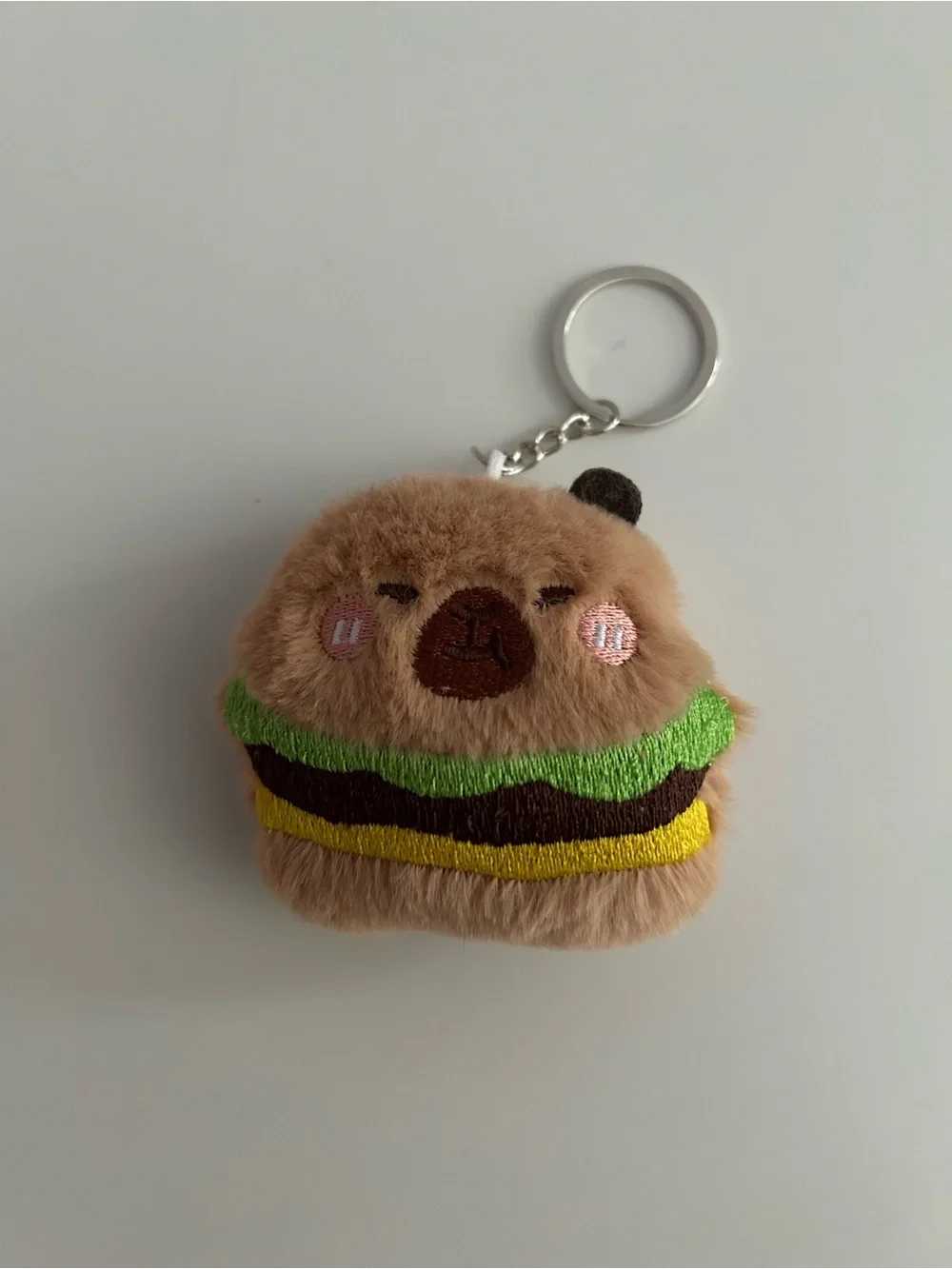 Set of 2 Kawaii Capybara Keychains
